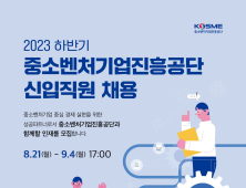 중진공, 하반기 신입직원 30명 채용...행정 20명, 기술 10명