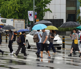 가을비 내리는 서울