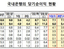 상반기 은행 순이익 14조원…NIM 등 수익성 지표 하락세 