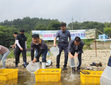 경북도, 잉어·붕어·미꾸리 어린고기 100만 마리 방류