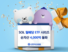 신한자산운용, SOL 월배당 ETF 순자산 4000억 돌파