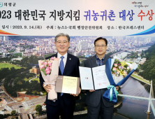 의령군, 2023 대한민국 지방지킴 귀농귀촌 대상