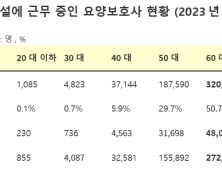 요양보호사 10명 중 6명 60대… “젊은 인력 유입 필요”