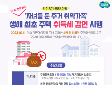 경기도, 유자녀 가정 4억 이하 첫 주택 구입 때 취득세 면제