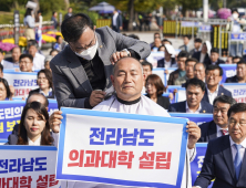 전라남도 의과대학 유치 촉구 삭발식