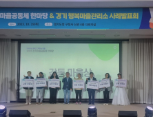 화성시 마을공동체, 경기마을공동체 한마당 '우수공동체' 선정