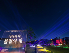 세계유산 함안 말이산고분군, 가을밤 빛으로 수놓다 [포토뉴스]