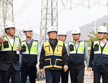 한전 사장, 동해안-수도권 HVDC 점검으로 첫 현장 행보