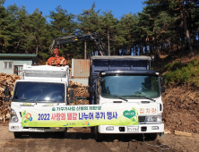 양양군, 숲가꾸기 부산물로 ‘사랑의 땔감’ 나눔 추진