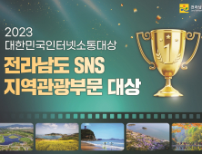 전남도 관광 SNS 채널, 대한민국소통어워즈 ‘大賞’