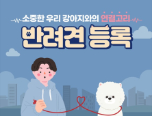 전주시, 반려견 등록 늘고 유기견 반으로 줄어