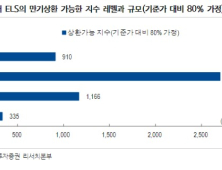 “내년 상반기 만기 홍콩H지수 ELS, 25% 상승 시 수익 구간 진입”