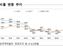 보험사 작년 3분기 건전성 지표 개선…지급여력비율 0.6%p↑