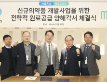 “국산 원료로 신약 개발” 휴온스, 엠에프씨와 업무협약