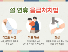 낙상·화상 등 설 연휴 응급상황, ‘이렇게’ 대처