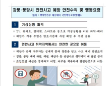  부산해경, 연안 안전사고 위험예보「관심」 발령