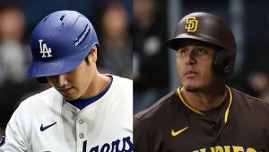 ‘연속 삼진’  오타니-마차도…MLB 슈퍼스타, 한국에서 혼쭐