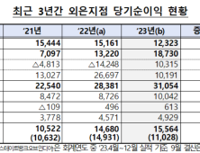 작년 외국은행 국내지점 순이익 1조5564억원…전년比 6%↑