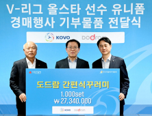 KOVO, 올스타전 수익금 전액 사회취약계층에 기부