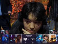 ‘쵸비’ 정지훈의 벌어지는 가르마…“이마를 열면 복이 온다” [LCK]