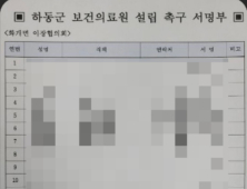 하동군이장지회, 보건의료원 건립 촉구...군민 92% 찬성 의회가 무시 