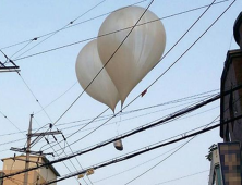 하늘서 ‘대남 오물 풍선’이 내렸다…軍 수거 중