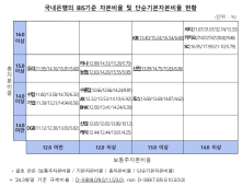 국내은행 BIS 자본비율 0.1%p↓…5대 지주 중 ‘KB’ 최고