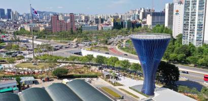 ‘버려진 공공시설물이 세계적 작품으로 탄생’ 가락시장 정수탑