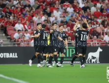 ‘이강인·주민규 연속골’ 김도훈호 전반 2-0