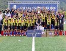 합천군, 제29회 무학기 전국고등학교 축구대회 '경기용인TAESUNGFCU18' 우승