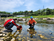 산청군, 토속어종 방류사업 생태계 복원 앞장