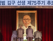 백범 김구 선생 75주기 추모식 거행 