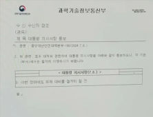 “이게 대통령 지시사항이라고?” 호우대비 공문 내용에 황당 반응