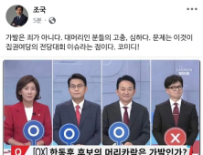 “가발은 죄가 아니다”…조국, 조작된 사진 올렸다가 ‘빛삭’