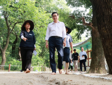 진병영 함양군수, 상림공원 등 문화시설 분야 현장 행정