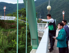 [포토]주요사업장 점검하는 이상호 태백시장…