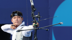 첫 올림픽서 값진 성과…이우석, 독일 6-0 완파하고 동메달