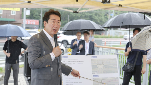 원주시, 기업도시 물지울사거리 교통체계 개선 완료