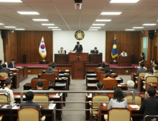 동해시의회 임시회 개회…추가경정예산안 등 8건 안건 심의