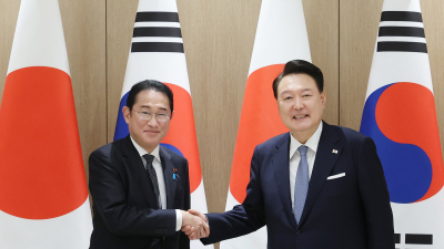 尹·기시다, 재외국민보호 협력각서 체결…“제3국서 국민안전 공조”