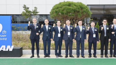 김제 지평선산단에 (주)두산 첨단 전자제품 핵심 소재 생산공장 준공