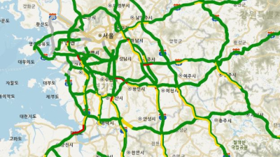 고속도로 곳곳 정체, 서울-부산 7시간 30분·광주 6시간