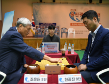 ‘기사회장’ 한종진, ‘바둑황제’ 조훈현 꺾고 준결승 진출