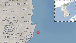 울산 북구 동북쪽 26km 해역 규모 2.2 지진...부산지역 유감 신고는 없어