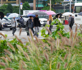 오후까지 전국 비 소식…가을비로 여는 출근길 [쿠키포토]