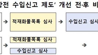 ‘입항 전 수입신고제도’ 개선, 13일 시행