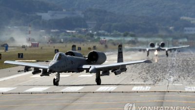 ‘탱크킬러’ 주한미군 A-10 공격기 24대 퇴역