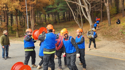 산불, 실전같은 훈련으로 철통 방어