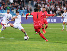 손흥민 51호골, 황선홍 제쳤다…한국, 팔레스타인전 1-1 동점