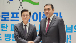 충남 찾은 우즈벡 페르가나주지사 세번째 만남